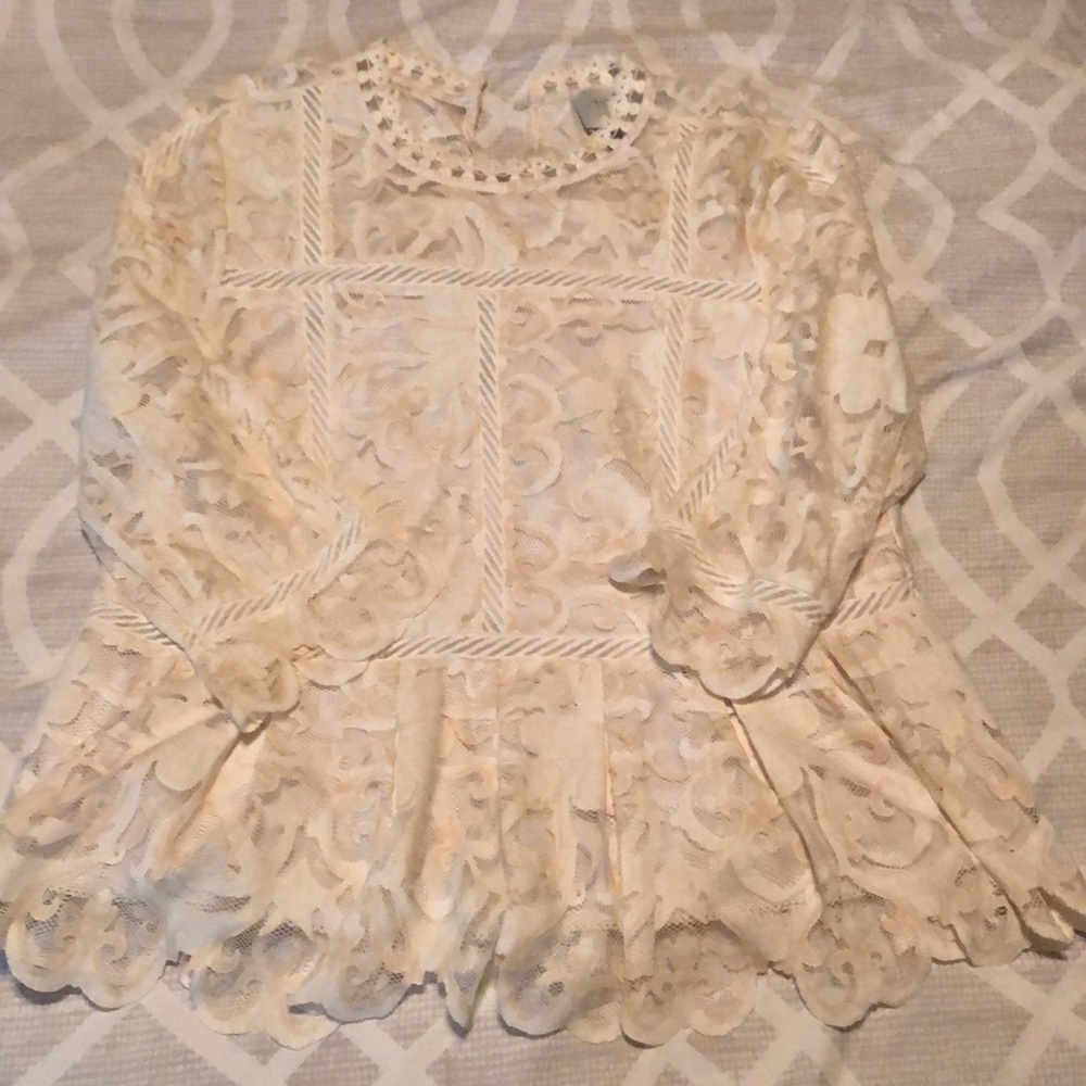 Anthropologie top size 8